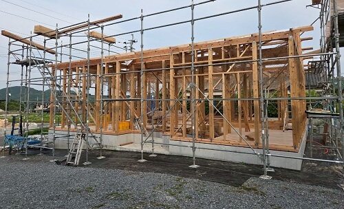 南さつま市加世田S様邸の新築現場です！【上棟】